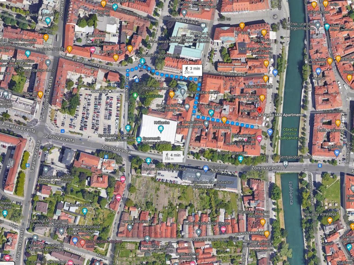 Studio Ian 1 Ljubljana Dış mekan fotoğraf